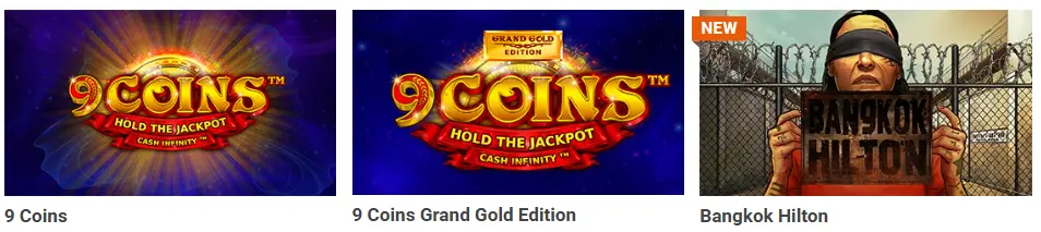 Estúdios e fornecedores LUCKIA CASINO
